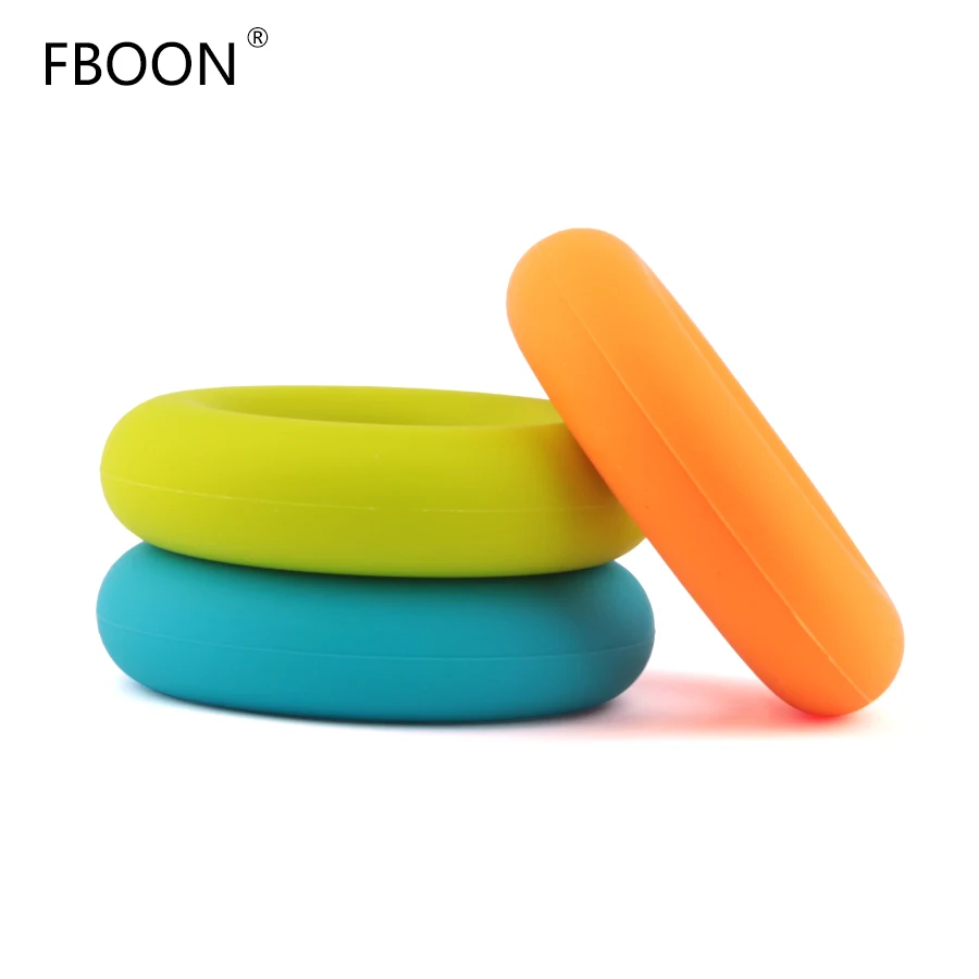 FBOON 7cm Diameter Strength Hand Grip Ring Muscle Power Training Rubber