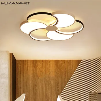 

Windmill shape Modern LED Ceiling Light Living Room Bedroom Ceiling Light Remote Control Dimming Light Decorative Light