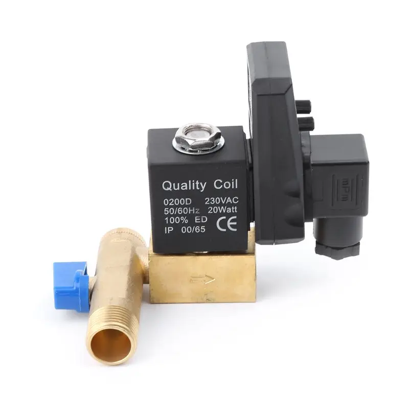 

1/2" Split Electronic Drain Valve YX066F OPT-A For Cold dryer Air compressor 12/24/110/220V