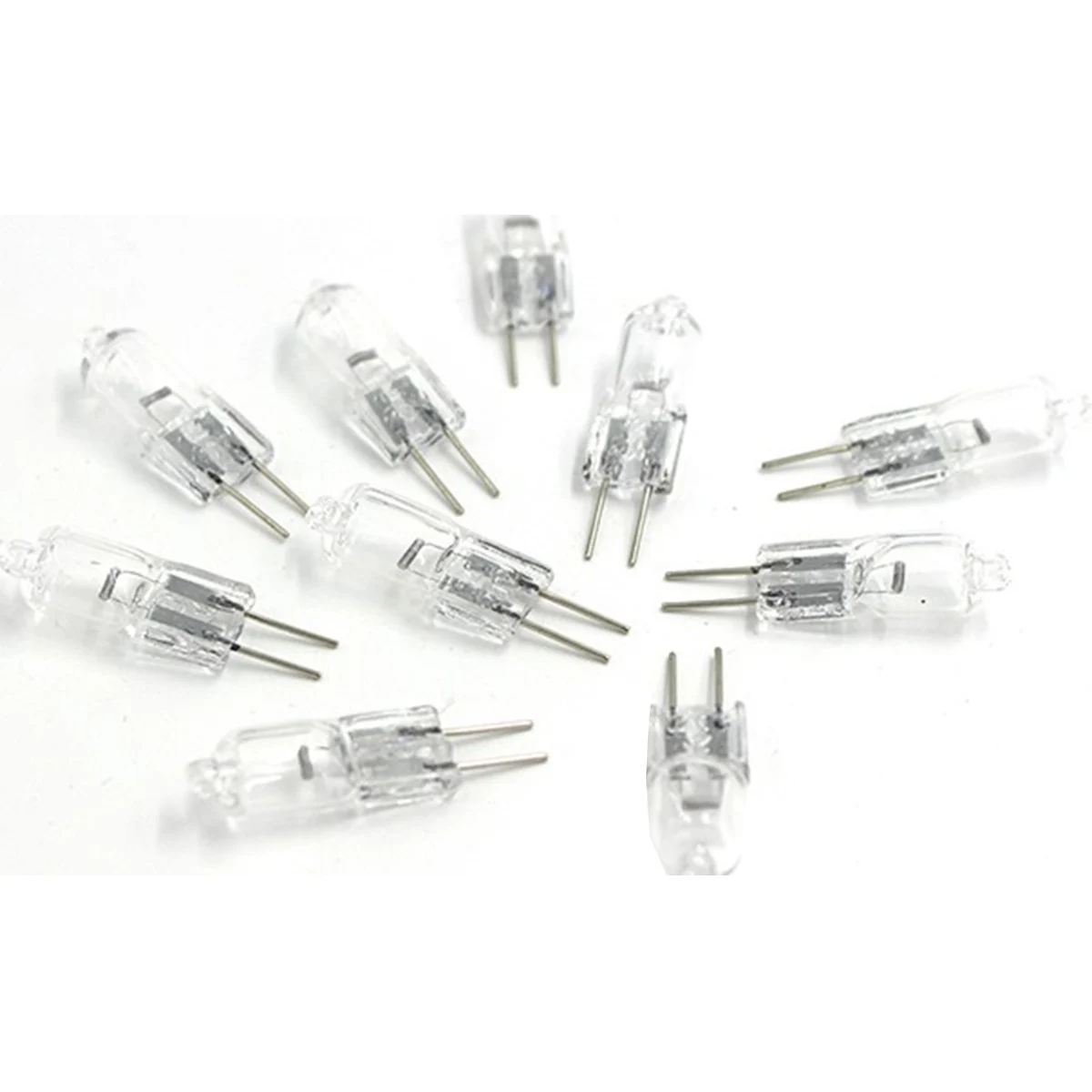 

NDTUSMZ 10pcs G9 G4 Halogen Capsule Light Lamp Bulb High Bright Warm White Decoration Halogen Lamp 12V/220-240V