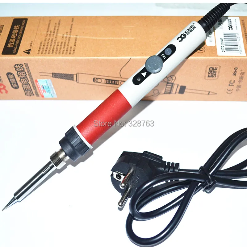

EU plug CXG 70W Electric iron constant temperature Adjustable temperature Electric Soldering station Free shipping