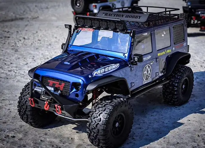 

1/8 Remote controller Rockslide Crawler Blu Truck 4WD RTR Compatible aRAXXAS RCW4D AXIAL SCX10 HSP REDCAT KM2