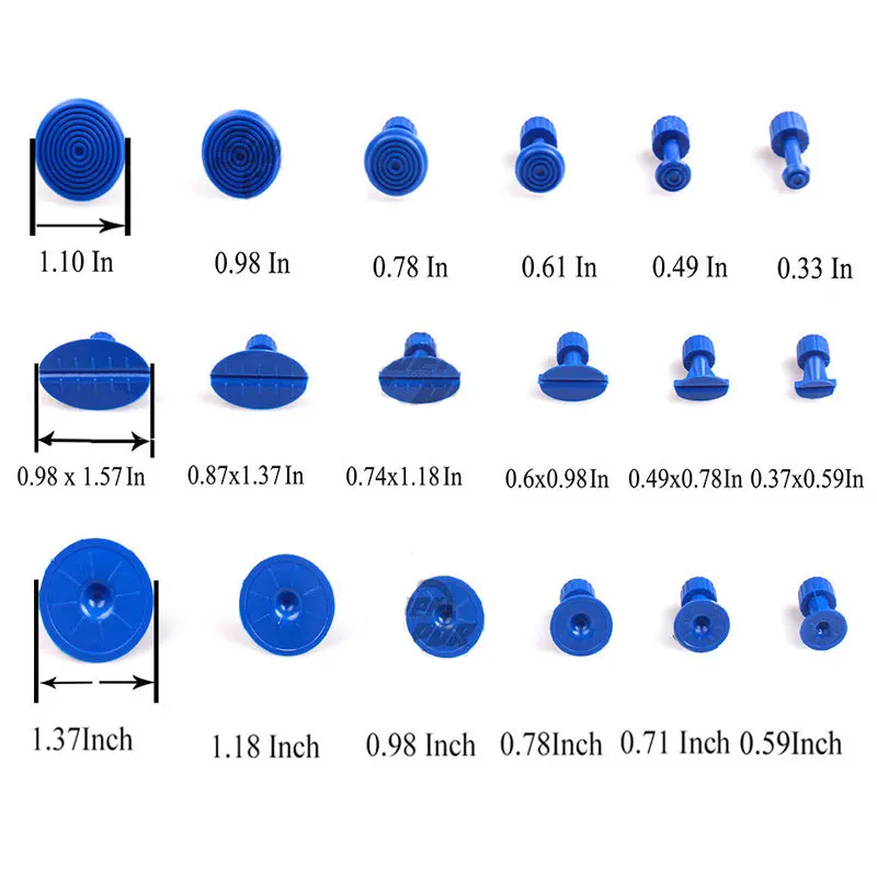 36X ремонт автомобиля вмятин pdr клеевой грибок Инструменты для ремонта вмятин на автомобиле PDR клеевой грибок s работа с клеевым пульлером Т-бар горка молоток инструмент