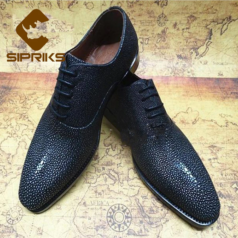 chaussure cuir poisson
