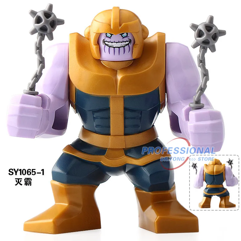

20pcs/lot Super Heroes Infinity War Avengers 3 Figures Thanos Spider-Man Action Building Blocks Toys Children Gifts Sy1060-1