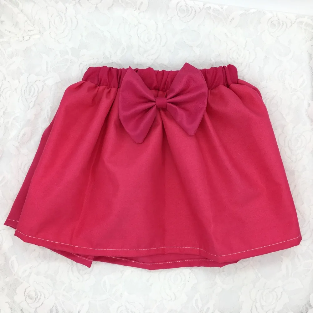 Красочные Детские юбки для зигзаг Chevron печати Мини-юбки летняя хлопковая юбка-американка с большой бант новорожденных День рождения Юбки для женщин