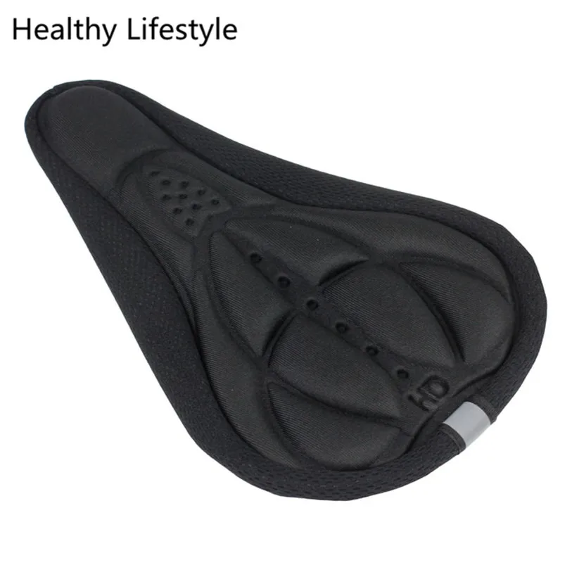 Clearance 1PC 2018 Cheapest High Quality MTB Road Cycling Bike 3D Silicone Gel Pad Seat Saddle Cover Soft Cushion Bike Accessories July 12 6