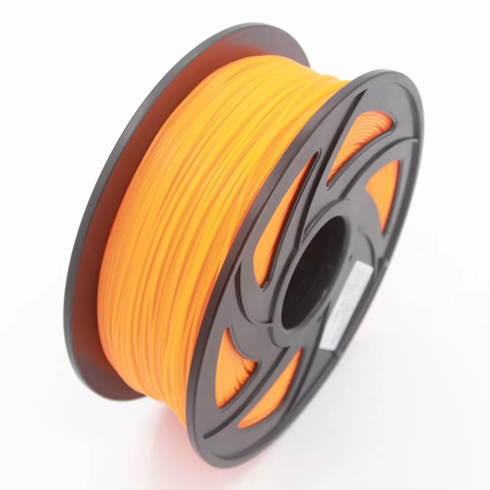 

3D printer filaments PLA 1.75 1kg plastic Rubber Consumables 3 D Material Orange colours for you choose
