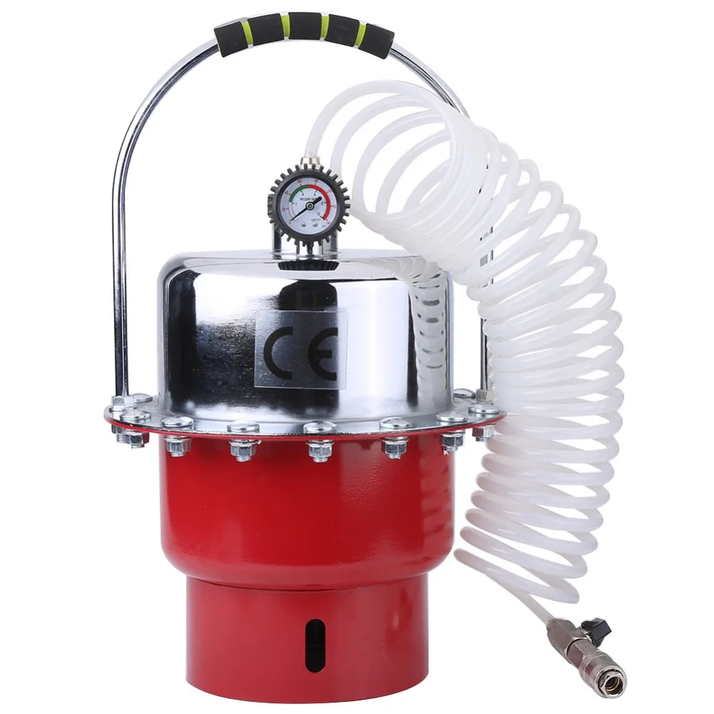 

0-60PSI Pneumatic Air Portable Tank with Pressure Gauge Brake Bleeder Tool Kit Professional Braking Bleeding Set