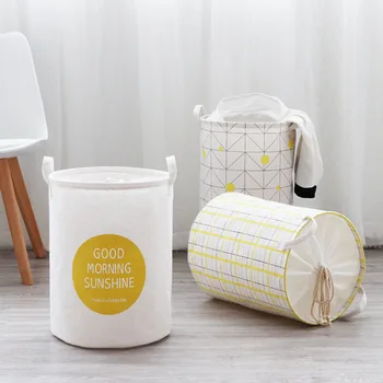 

Seal storage Basket Stand Laundry Basket Sundries Underwear Toy Storage Box Super Cotton Washing Dirty Clothes Basket Organizer