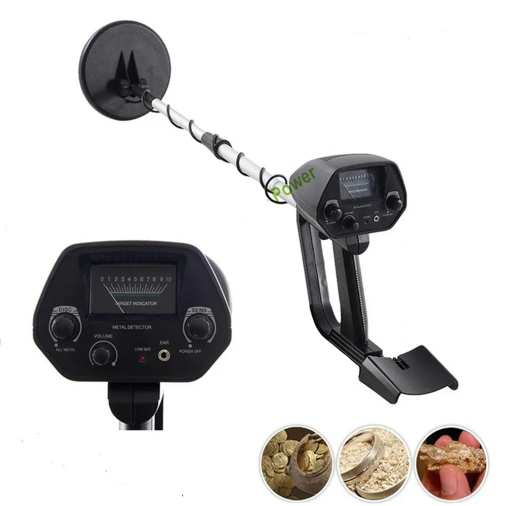 Nuevo detector de metales profesional con bobinas de oro de 2X Impermeable Treasure Hunter