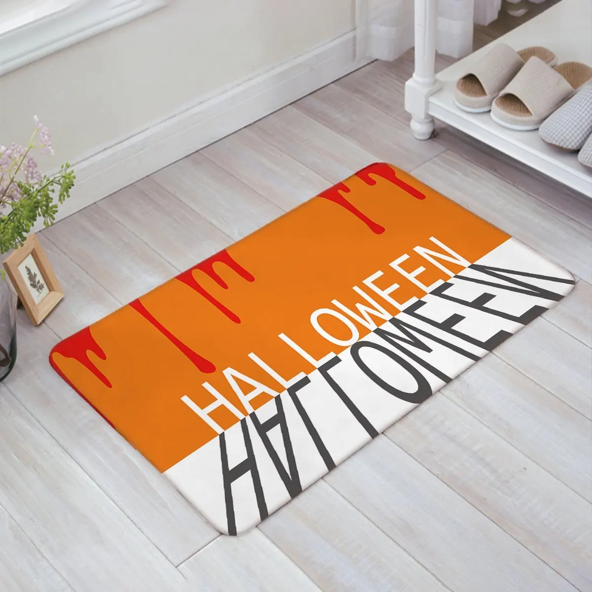 Flowing Blood Horror HALLOWEEN Doormat Entrance Mat Indoor/Outdoor Door Mats Floor Mat Rug Mat