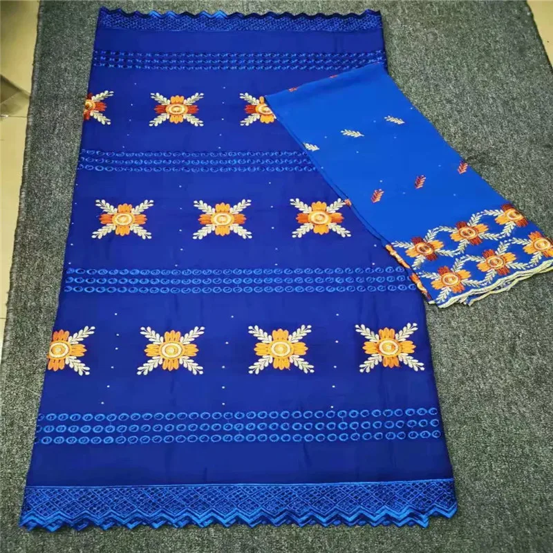 

5+2 Swiss lace fabric 2018 latest heavy beaded embroidery African cotton fabrics Swiss voile lace popular Dubai style HL022609