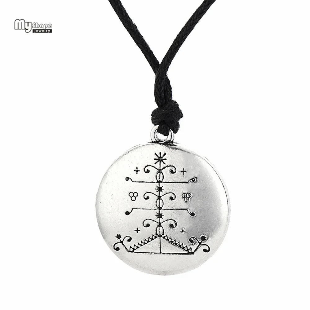 Моя форма Ogou Feray Voodoo массивное ожерелье Loa Veve амулет кулон s Vodoun Lwa Talisman чокер для