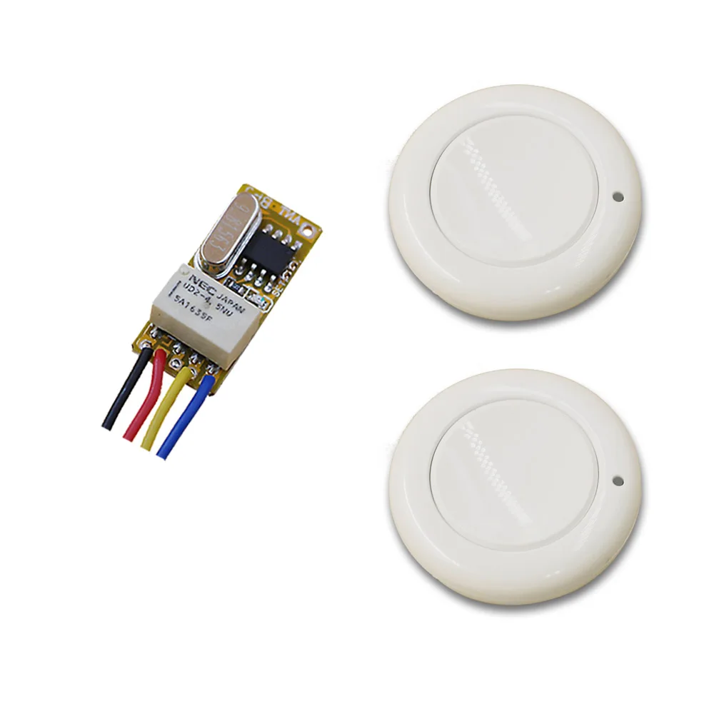 Mini Remote Switch 3.6V 4.5V 5V 7V 9V 12V Micro Wireless Relay Switch