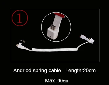 Камера безопасности дисплей стенд мобильный телефон Противоугонный держатель сигнализация для планшета системы для ПК, духи, ювелирные изделия, наушники, стекло, часы - Color: Host with cable 1