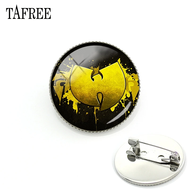 

TAFREE Brand WU TANG CLAN Brooches Pins Suit Dress Hat Collar Brooch Scarf Buckles Accessories Pins Men Women Badge Jewelry WT22