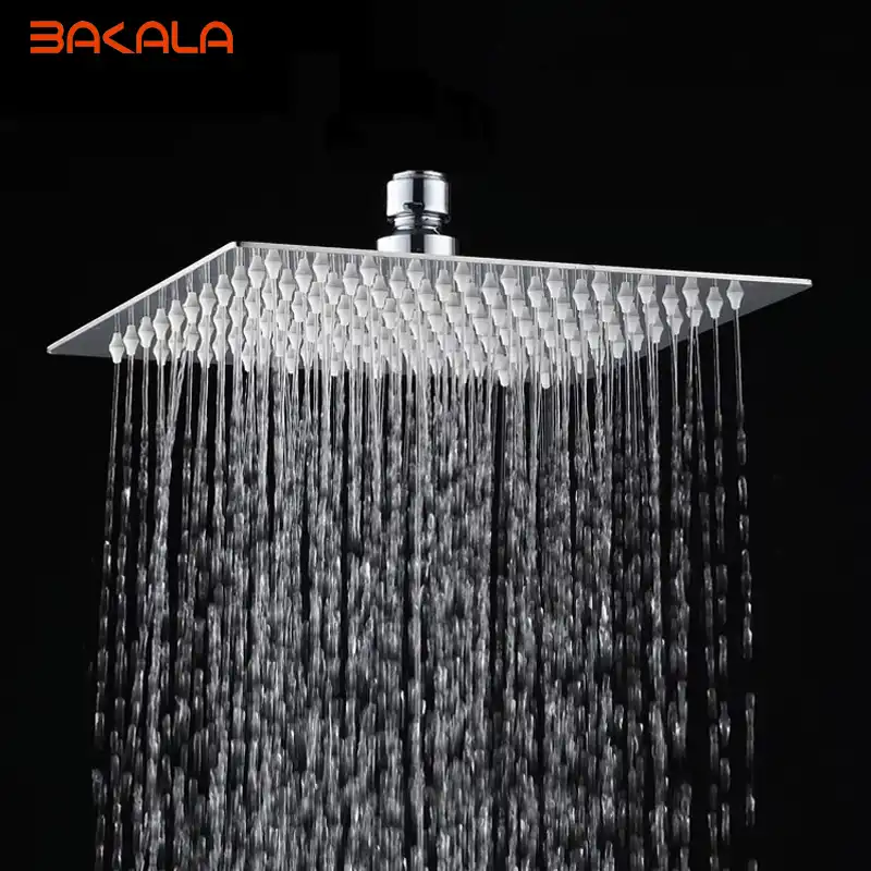 Freeshipping 12 Inch Ultrathin Bathroom Square Overhead Ultrathin Bathroom Square Overhead