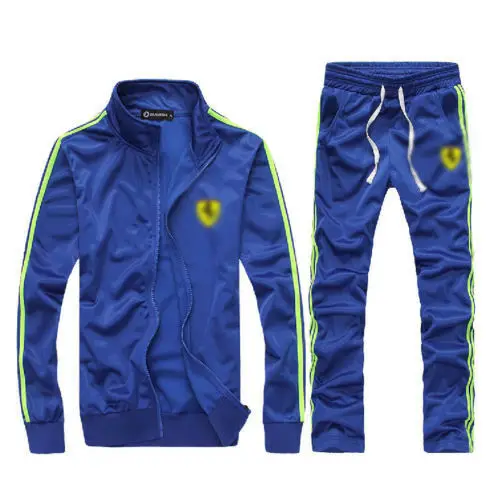 Man Walking Full TrackSuit Jogging Top Bottom Sport Suit Sets Pants Outerwear Trousers