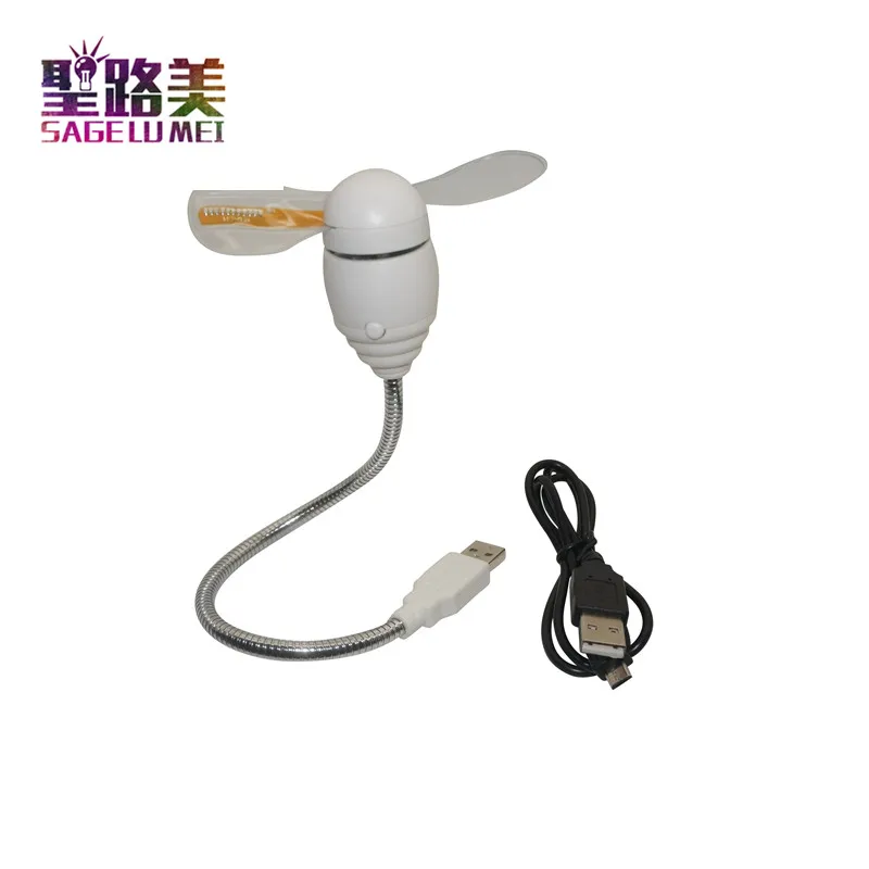 

High Quality DIY Programmable Word LED Flash USB Fan Summer With Lamp For PC/Laptop/Notebook Silver Creative Mini Fan Light
