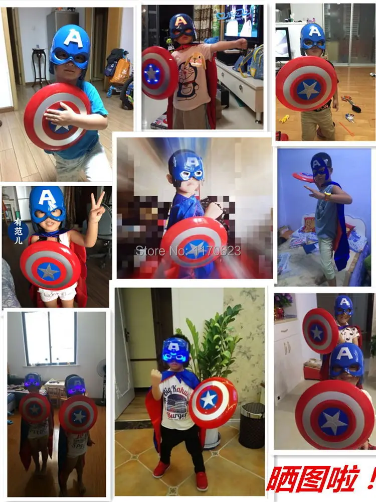 Маска Капитана Америки щит EVA костюм меч игрушки в форме воинов для детей на День дурака в апреле подарки Детские игрушки для детей