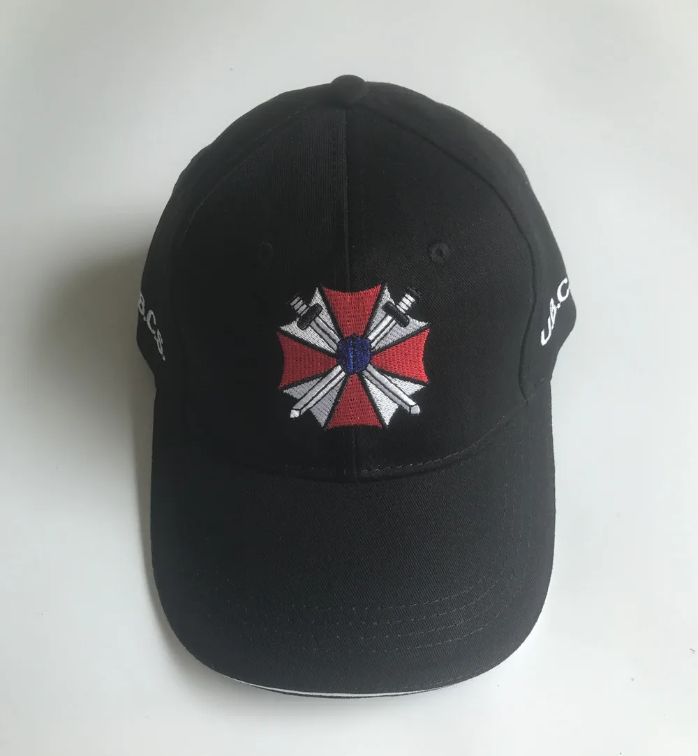

Umbrella Biohazard Countermeasure Service UBCS Embroidery Hat Black Cosplay Baseball Cap