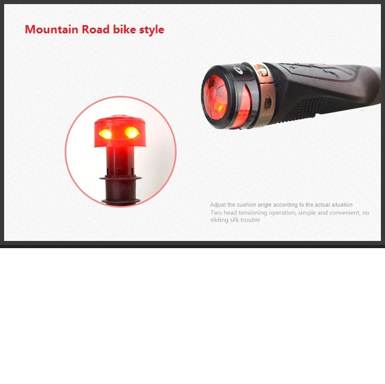 Sale Q-LITE Mountain Bike Bar End Light Road Bike Bar End Light Super Turn Signal Rear Light Bicycle Handlebar End Light 8