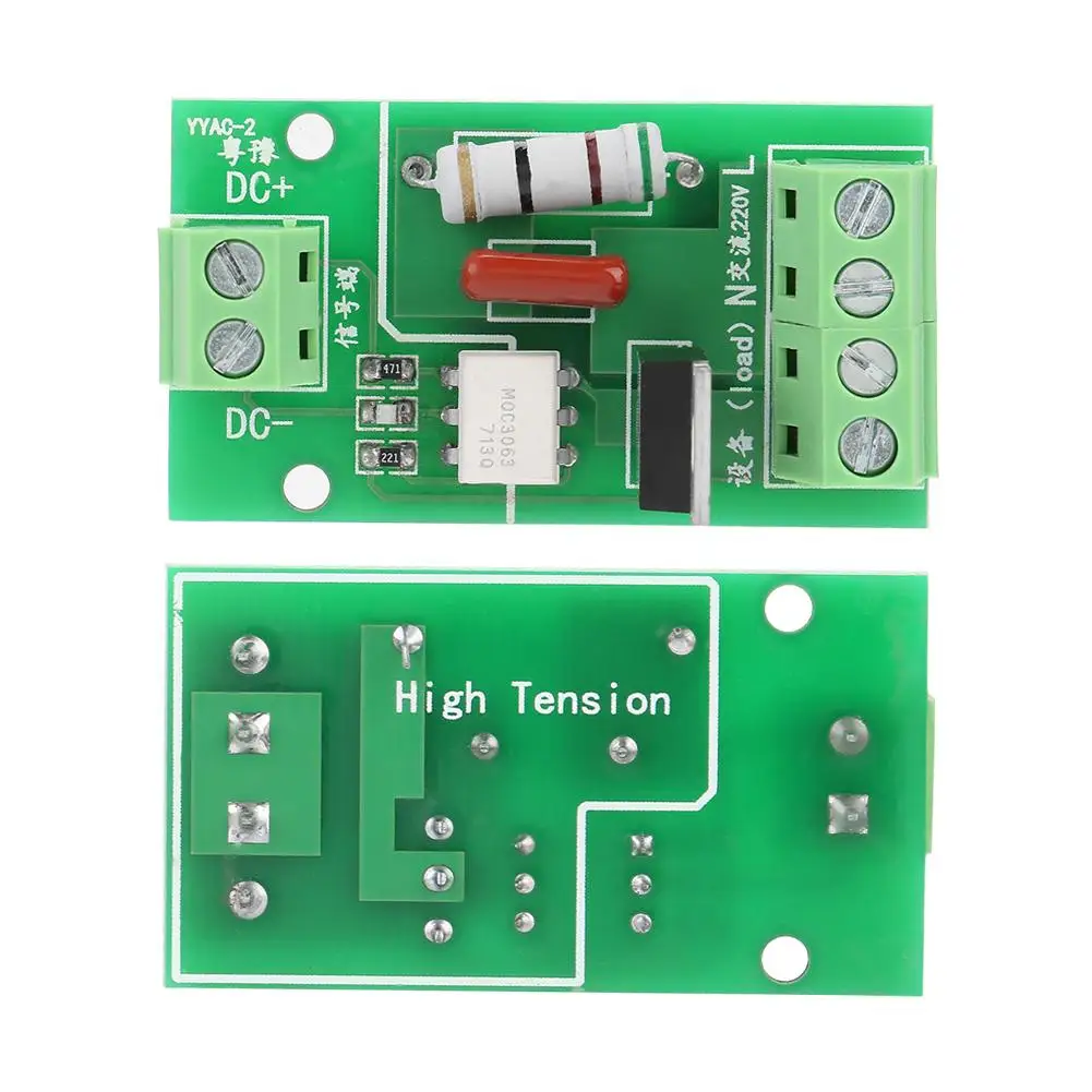 YYAC-2 SCR модуль тиристорная плата управления триггерный переключатель DC управление AC 220 В оптрон изоляция профессиональный