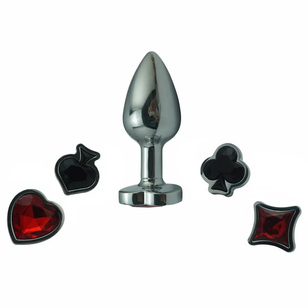 Dia 27mm replaceable peach apricot plum square jewelry bottom as 1 set anal butt plug beads insert metal sex toy for men women | Красота и