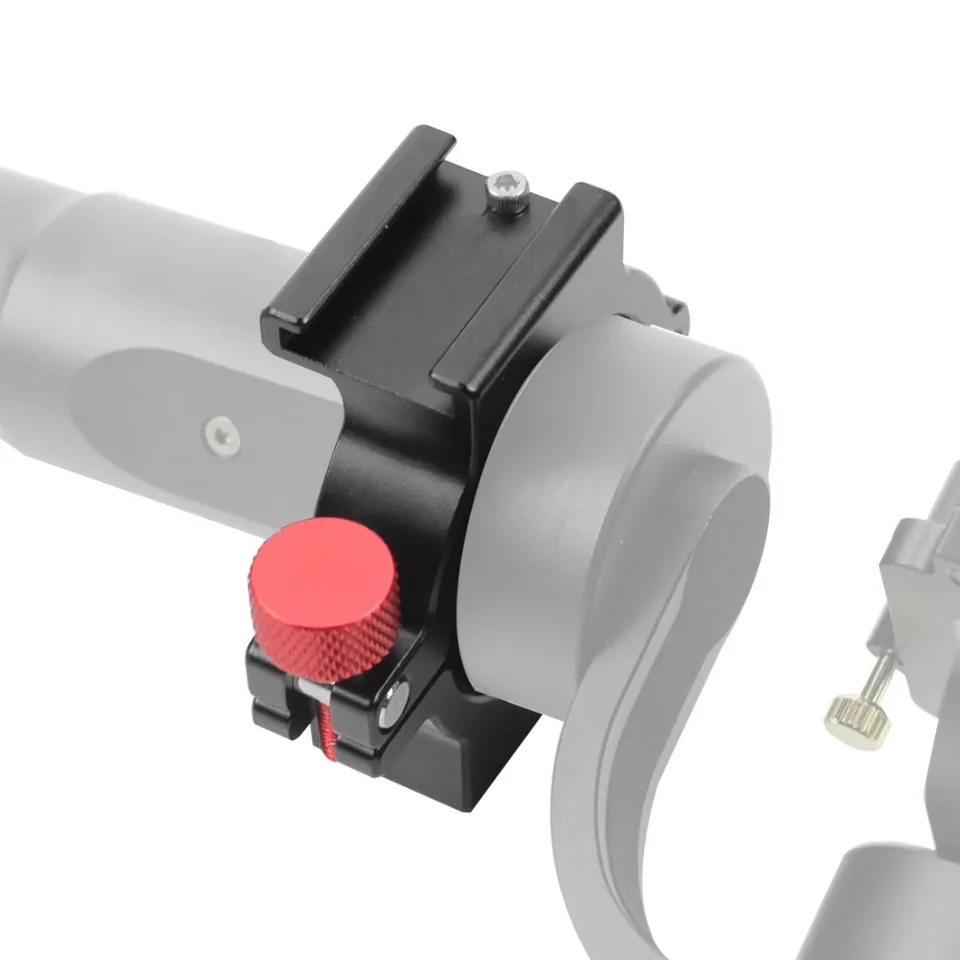 Hot Shoe Adapter Ring Mount For Smooth 4 Gimbal Rode Microphone