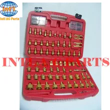 Для универсальной камеры азиатская машина детектор утечки разъем адаптера набор пара инструмент для A/C хладоагент кондиционирования воздуха Системы