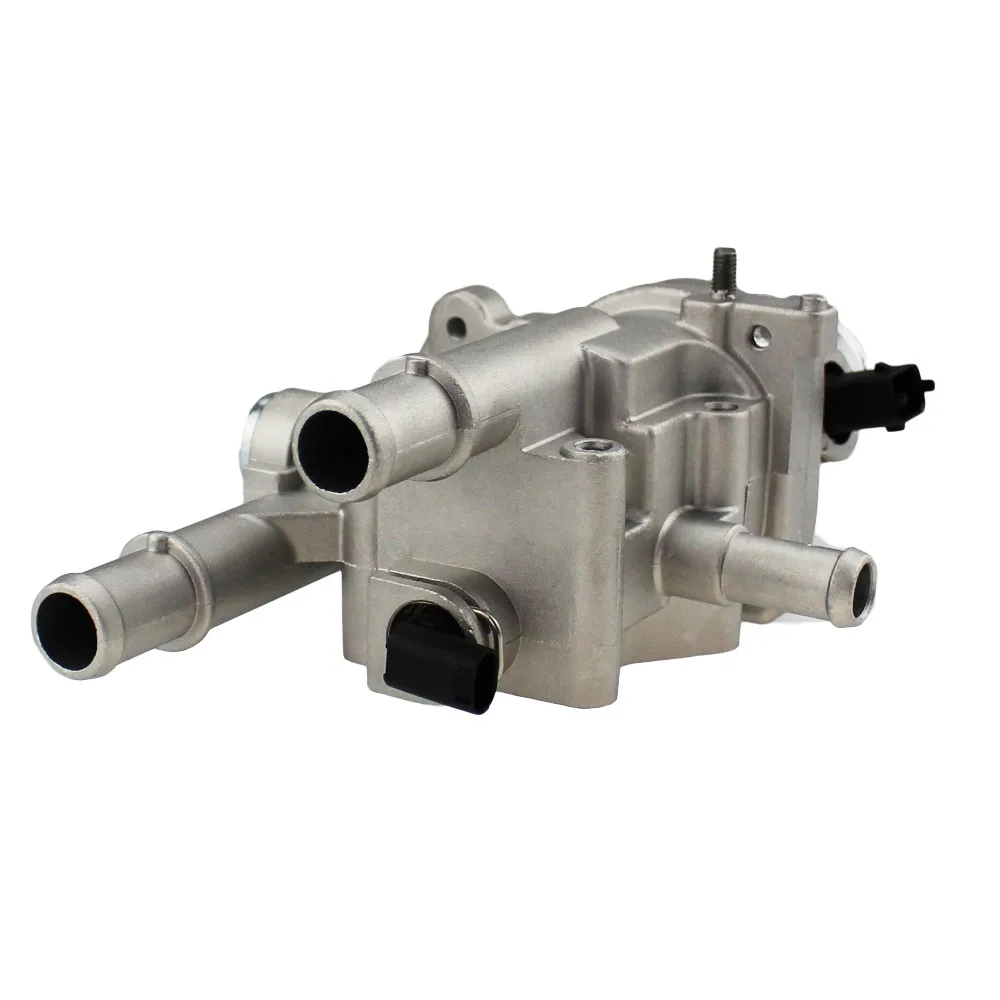 Capa para Chevrolet Aveo com Sensor 55579951 de Alumínio do Motor de Refrigeração Termostato Habitação Assembléia Cruze Sonic 251922 251919928 6 de refrigeração termostato habitação assembléia capa para