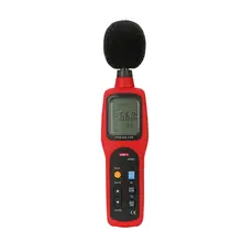UNI-T UT351 звуковой рычаг измеритель шума тест 30~ 130 дБ точность 1.5дб частота Макс/мин Высокий/нижний предел тревоги ЖК-подсветка