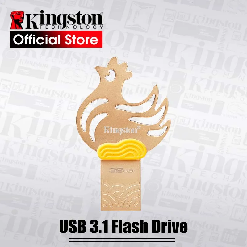 Kingston DataTraveler USB 3,1 флэш-диск 32 Гб Год Петуха USB Ограниченная серия флэш-диск