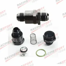 AN-10 10AN Aluminum Oil Fuel EFI One Way Check Valve Fitting Adapter Non Return