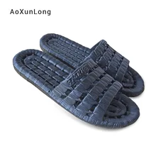 Дизайн; мужские домашние тапочки; летние домашние сандалии для ванной; Модные прочные мягкие домашние мужские тапочки на плоской подошве; нескользящие шлепанцы