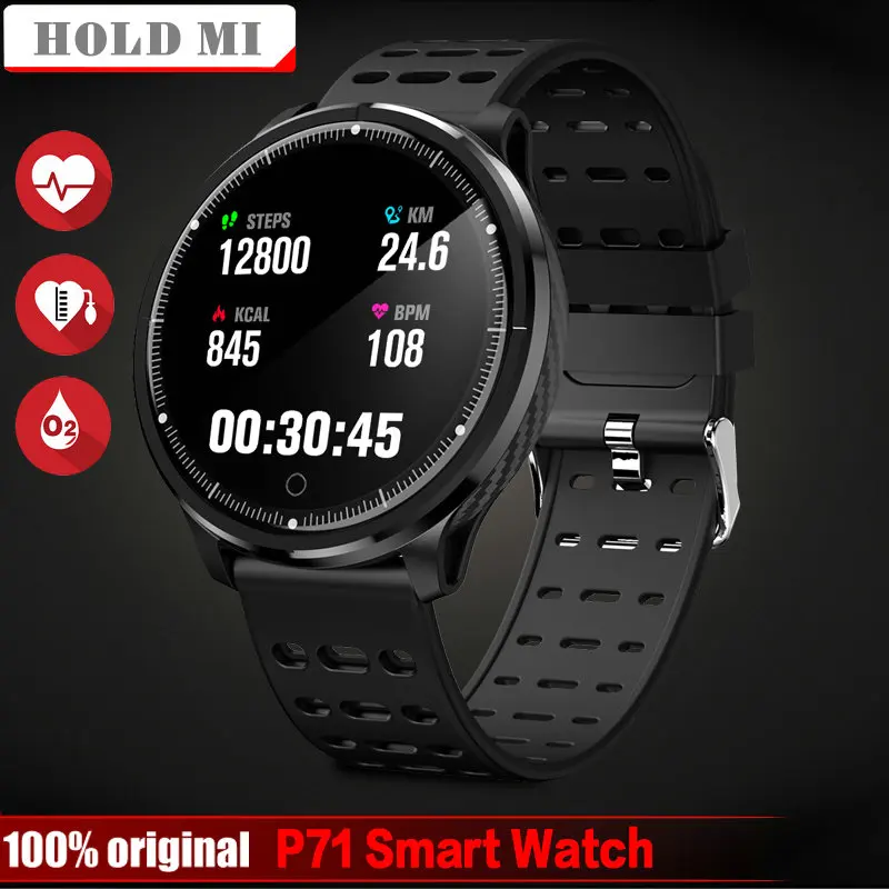 

P71 Smart Watch IP68 Waterproof Men Women Heart Rate Blood Pressure Monitor Sport Activity Sleep Tracker Fitness P Q8 Smartwatch