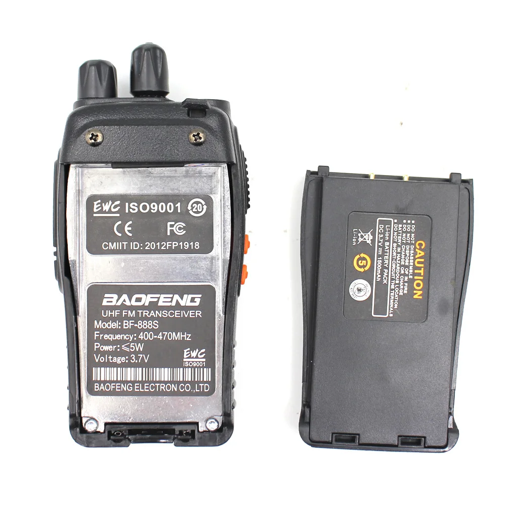 10PCS Baofeng BF-888S 5W Portable Radio UHF 400-470MHz Transceiver 888S Handheld Walkie Talkie + USB Cable 2