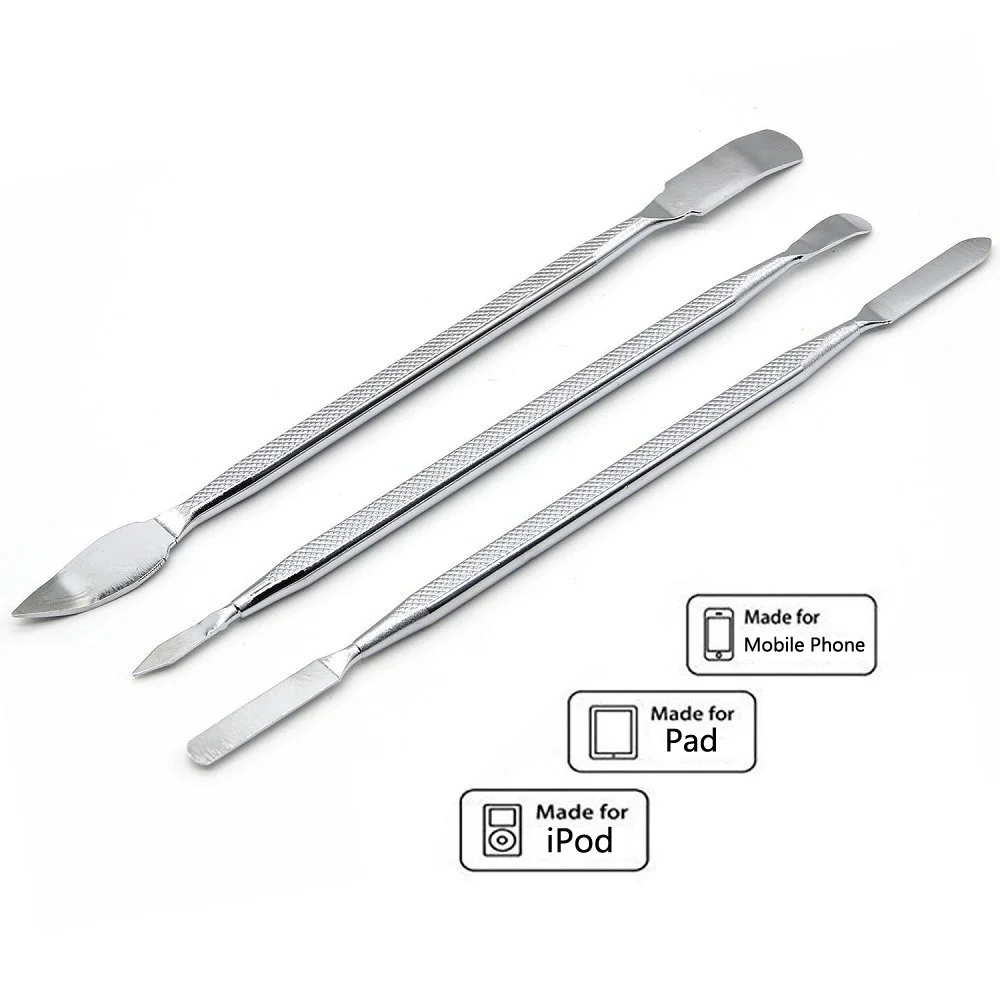 3 In 1 Stainless Steel Spudger Set For Iphone Ipad Ipod Laptop Prying