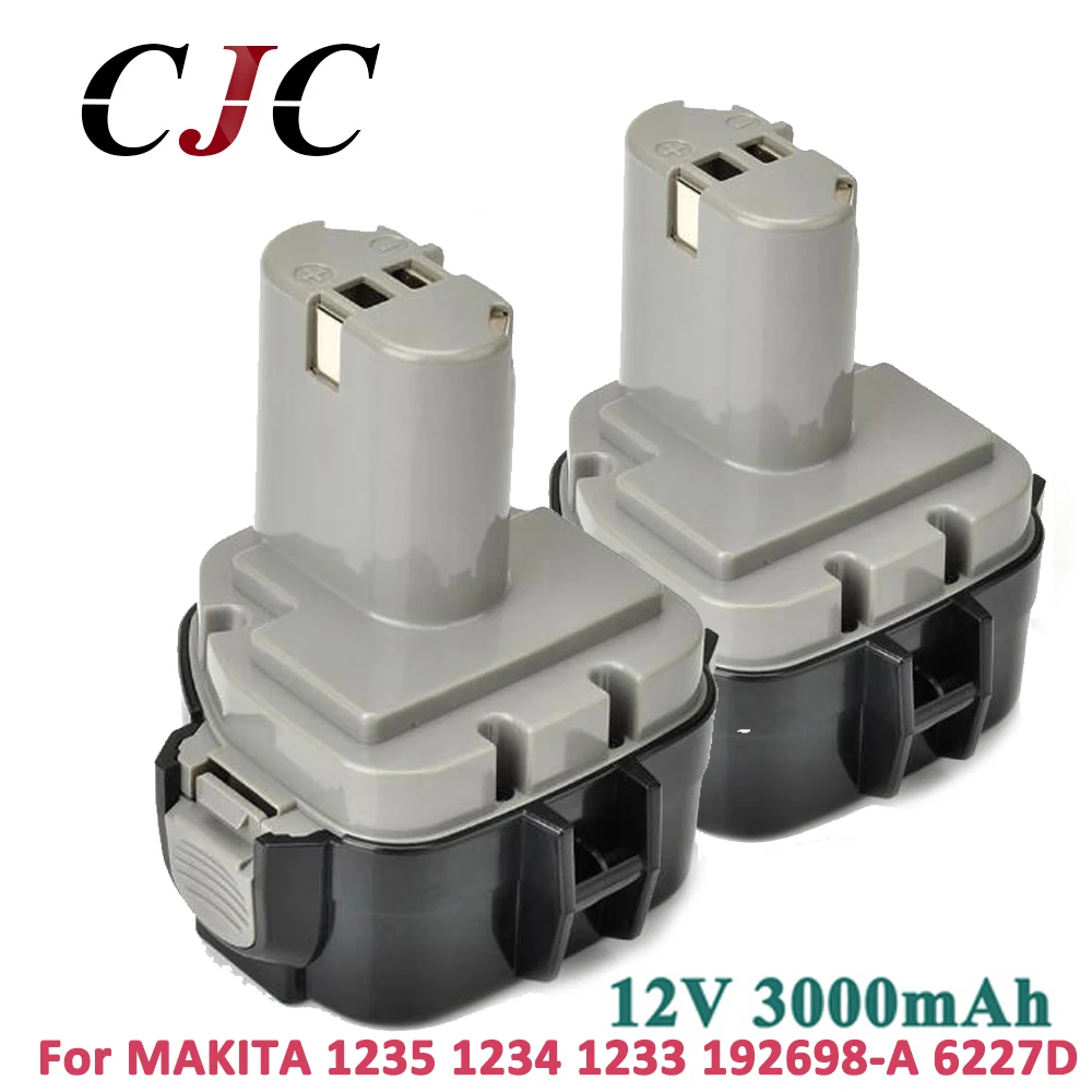 2x12 в Ni-MH 3000 мАч для батареи MAKITA 1234 1233 1235F 192698-8 193157-5 батареи аккумуляторная дрель электроинструмент