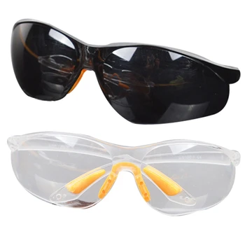 

Clear Anti-impact Factory Lab Outdoor Work Eye Protective Safety Goggles Glasses Anti-dust Lightweight Spectacles