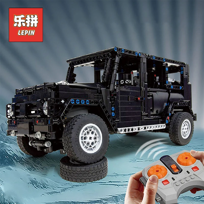 

Lepin 20100 Technic the MOC 2425 SUV G500 AWD Wagon RC off Road Vehicle Compatible Legoinglys Truck Building Blocks Kids Toy