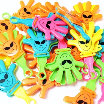 

12X Mini Alien Hand Clappers Clippers Goody Bags Fun Party Favor toys Pinata Carnivals Clicker Sound Noise Maker gift Novelty