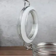 Пластиковый квадратный зажим Топ банка для хранения с герметичной крышкой кухонный пищевой контейнер посуда сохранение косметический крем Органайзер