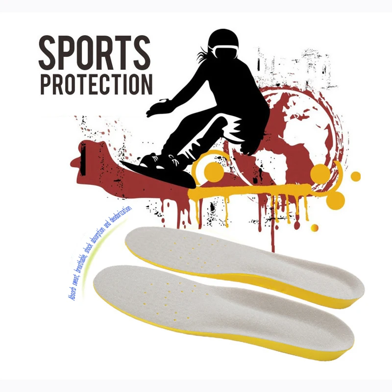 

Orthotic insoles for shoes man and women Sports shoes insoles arch support shock absorption for Hiking feet health care pad