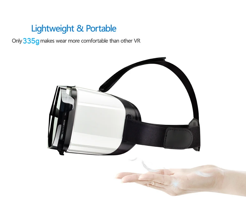 120 FOV VR Очки виртуальной реальности дистанционный 3D Android картон VR 3D гарнитура стерео шлем коробка для смартфонов 4,5-6,3 дюймов