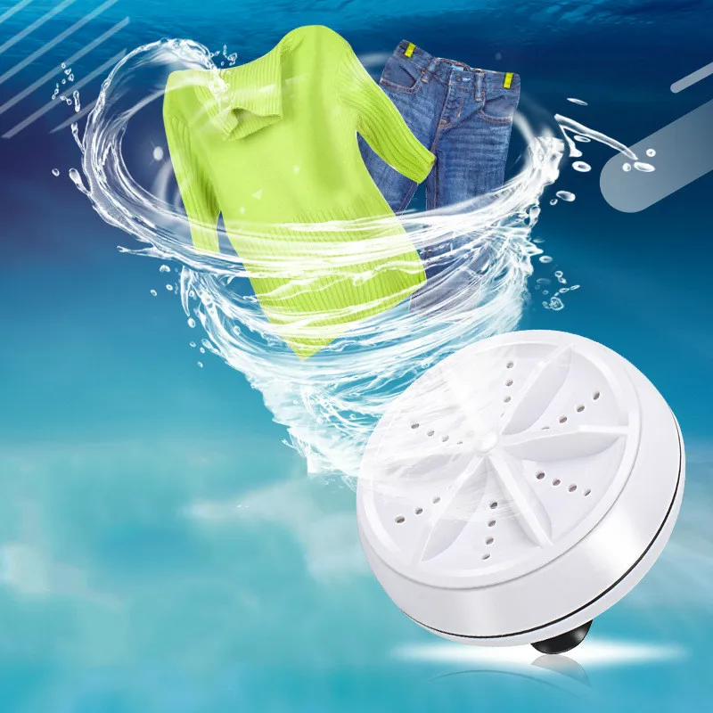 

Ultrasonic Turbine Laundry Mini Business Travel Portable Washing Machine Shaking Home Appliances Cleaner Ultrasonic Washer