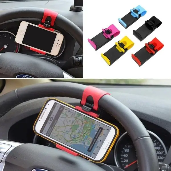  Neue Universal Auto Lenkrad Clip Halterung für iPhone 8 7 7Plus 6 6s für Samsung für xiaomi für Hua
