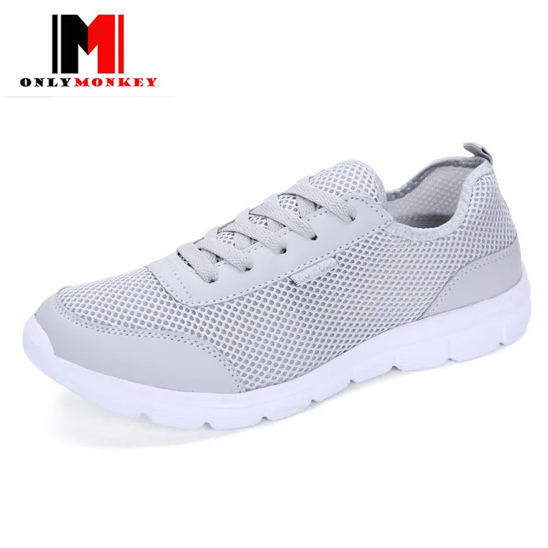 ONLYMONKEY Мужской Сетки Обувь Новая Мода Пара Дышащий Повседневная Мужчины Летние