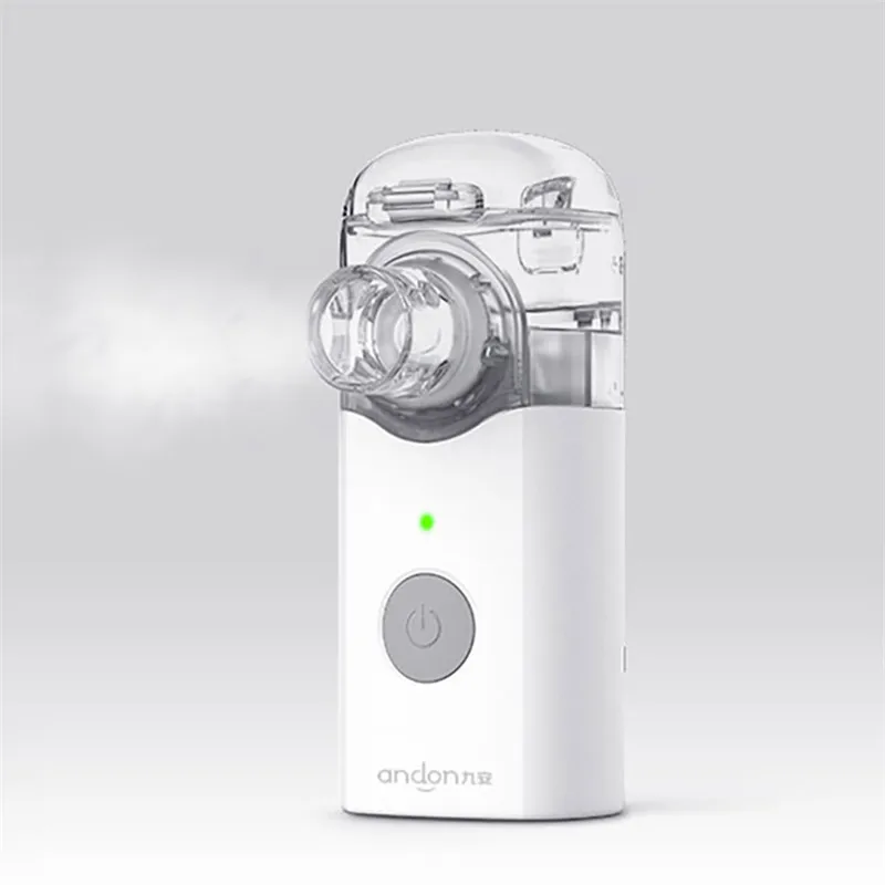 

Xiaomi Andon Nebulizer Mini Portable Silent Atomizer Handheld 0.2ml/min Rate Asthma Respirator Humidifier For Children Adult